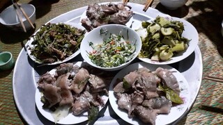 Tập 2.đặc sản chuột đồng hấp sả lá chanh. Và tiểu hổ xào rau má