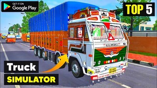 Top 5 TRUCK SIMULATOR Games For Android Hindi l Best Truck Simulator Game On Android