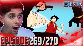 "Luffy FINALLY Lands a HIT" One Piece Ep. 269,270 Live Reaction!