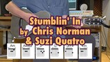 Stumblin' In - Acoustic Guitar -  Chris Norman and Suzi Quatro - Original Vocal