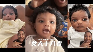 人们都说漂亮的孩子出生的时候丑，我女儿就是最好的例子