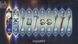 原神7.0戴因斯雷布 派蒙首次up凯亚陪跑，10连一发入魂！