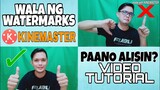HOW TO REMOVE WATERMARKS IN KINEMASTER (tagalog) |  Paps Jayra TV