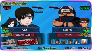 SAI VS KAKUZU - NARUTO ULTIMATE NINJA 6 ANDROID GAMEPLAY