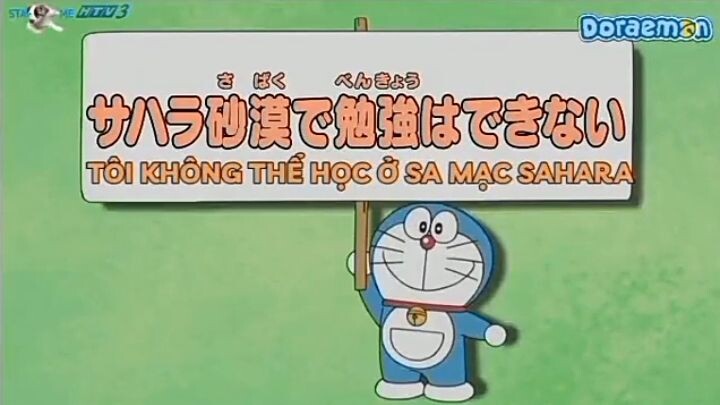 Doraemon _ Tôi không thể học ở sa mạc sahara