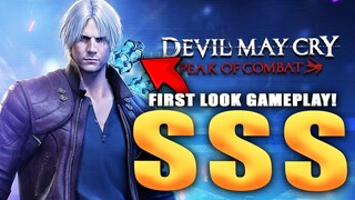 NEW SSS DANTE FIRST LOOK GAMEPLAY!! (support or DPS?!) in Devil May Cry: Peak of Combat)