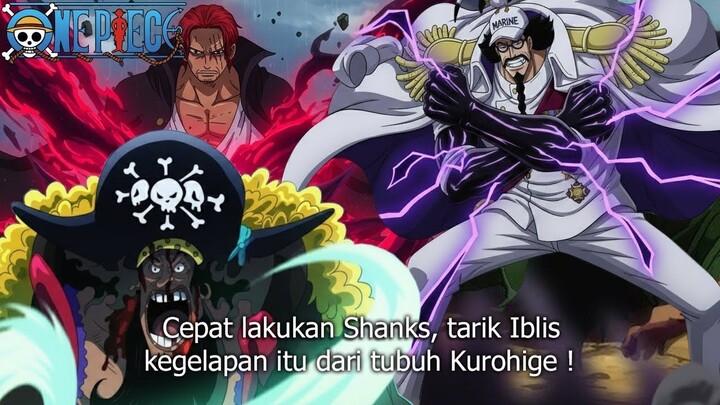 MAKIN RAME! AKHIRNYA SHANKS MENARIK JIWA IBLIS KEGELAPAN KUROHIGE! TEKNIK GABUNG
