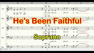 He's Been Faithful | Choir | Soprano | Carol Cymbala