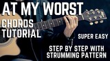 At My Worst by Pink Sweats Complete Guitar Chords Tutorial  + Lesson MADE EASY