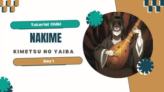 Tutorial Chibi_Nakime - Kimetsu No Yaiba_Day 1