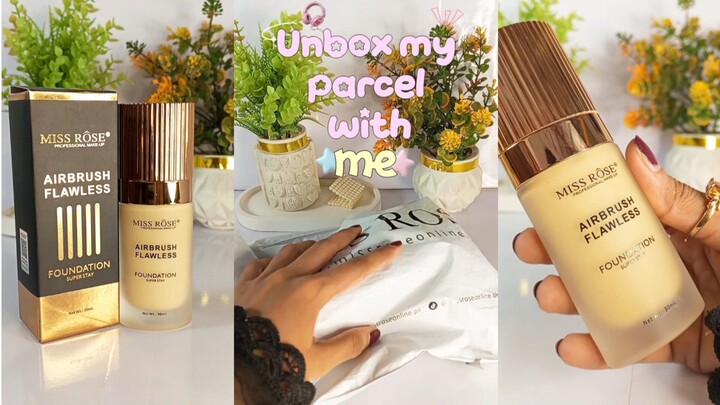 ✨ Unboxing My New Miss Rose Foundation | First Impressions 💕