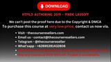 HTML5 Authoring 2019 – Mark Lassoff