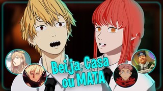 BEIJA, CASA ou M4T4 com Denji e Makima do Chainsaw Man VR