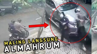 Pajero Sport Mengirim Dua Maling Ke Alam Baka !! Rekaman CCTV 2023