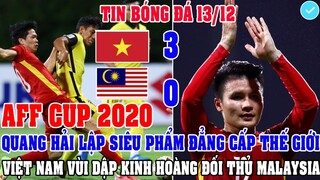 AFF CUP 2020: QUANG HẢI LẬP SIÊU PHẨM ĐẲNG CẤP THẾ GIỚI GIÚP ĐTVN VÙI DẬP KINH HOÀNG MALAYSIA
