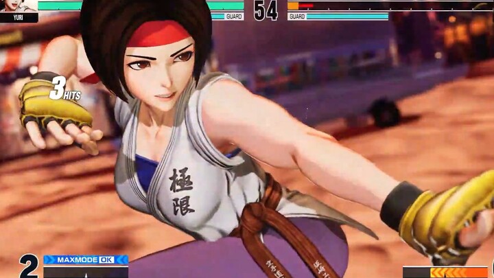 Đoạn phim tổng hợp toàn diện mod tóc chẻ ngôi giữa kinh điển của Sakazaki Yuri trong The King of Fig