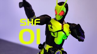 [Mandarin first release] SHF Fluorescent Kamen Rider 01 Sublimation Locust Uncle Mo's Toy 121 Bandai