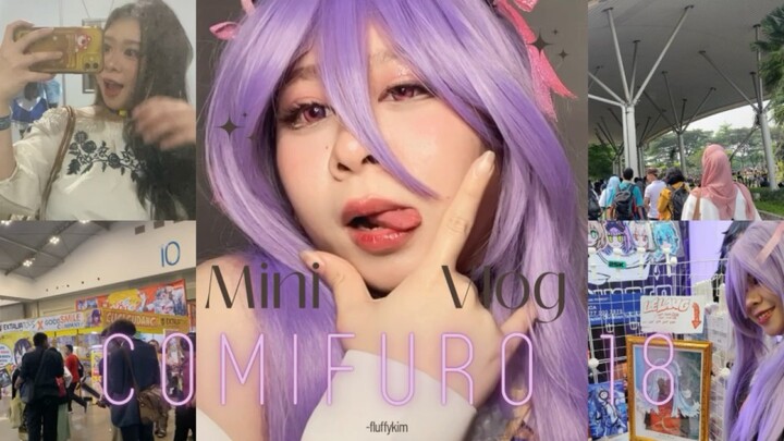 Mini vlog Comifuro 18 bersama Moona hoshinova | Fluffykim