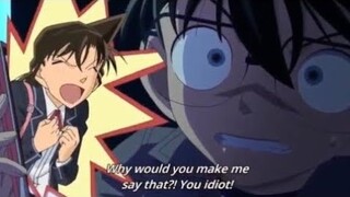 Shinichi make a wrong deduction about Ran not wearing a bra