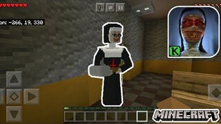 Minecraft Evil Nun Multiplayer Gameplay | MCPE