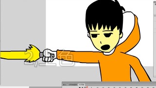 How to draw Daniel defeating aliens with a lightsaber?