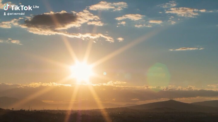 Beautiful Sunset afternoon at 6pm