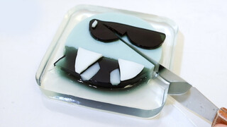 Memotong jelly berlogo aplikasi cosplay