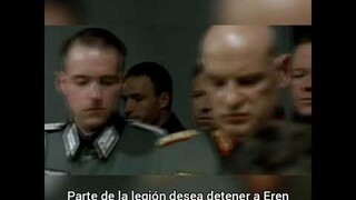 Hitler se entera de la Muerte de Hange Zoe - Shingeki no Kyojin