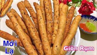 Nếu có sẵn Bột Mì ở nhà làm ngay Bánh Que giòn rụm này nhé, ai ăn cũng khen ngon/ Cake sticks