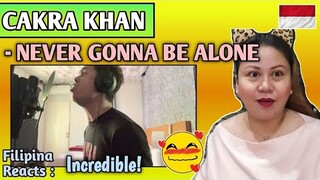 CAKRA KHAN - NEVER GONNA BE ALONE (Short Cover) || FILIPINA REACTS