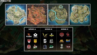 Free Fire | Tổng Hợp Điểm Nhảy Của 18 Đội Tuyển, Đội Nào Gặp Khó? | Yomost VFL Summer 2022