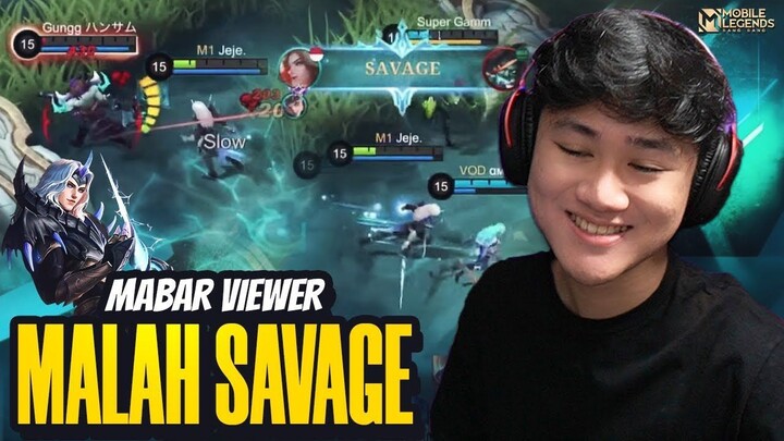 LANCELOT JEJE LAGI MABAR SAMA VIEWER PUN TETAP BISA SAVAGE ! - Mobile Legends In