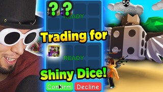 When Your Luck SUCKS! TRADE for Shiny Secret Dice Split in Roblox Bubblegum Simulator