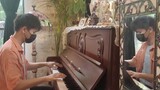 Chúa tể mặt trăng! Tình yêu của em trai tôi chơi Freesia Jue bên cây đàn piano trong quán cà phê! Nó