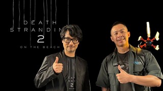 我见了小岛秀夫一面，并给了他没订的货物