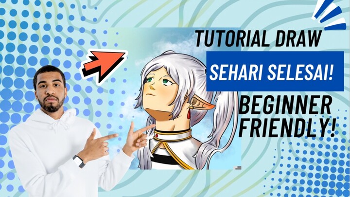 Tutorial gambar frieren