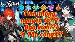 TỔNG HỢP TẤT CẢ VỀ TINH THÔNG NGUYÊN TỐ CẦN BIẾT KHI CHƠI GENSHIN IMPACT