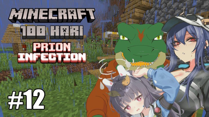 Penemuan Desa Danau! di Minecraft Indonesia 100 Hari Prion Infection!