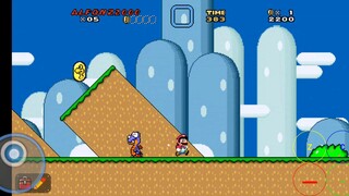 super mario  construct in super mario world  1-1