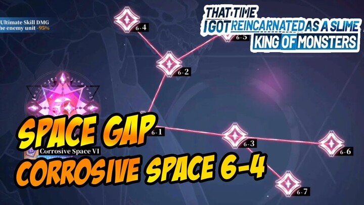 TIPS MENYELESAIKAN SPACE GAP CORROSIVE SPACE 6-4 GUIDE - TENSURA : KING OF MONSTER INDONESIA