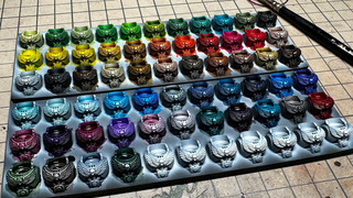 战锤40k 对比漆全色涂装测试 GW CONTRAST 颜料效果 涂装