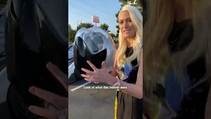 带氧气罐的超级跑车，外观犹如宇宙飞船