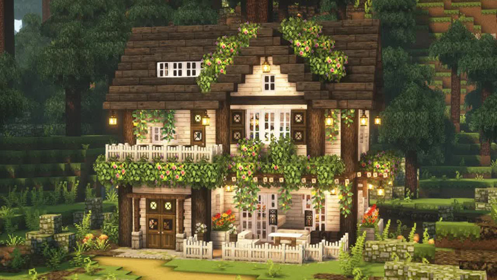 [Minecraft Building Tutorial] Aesthetic Building Tutorial 57