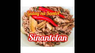 Sinantolan/Gulay na SANTOL masarap na Ulam /Bikol Foodie /Paano Lutuin