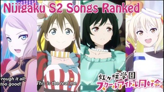 Nijigaku's Season 2 Songs Ranked