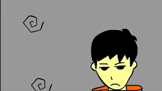 Animasi horor: bunuh diri dengan melompat dari gedung