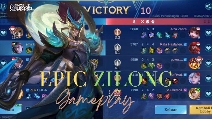 Game play agresif zilong hoolic