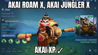 AKAI XP IS THE MOST TERRIFYING THINGS | MOBILE LEGENDS BANG AKAI ROAM GAMEPLAY BY MOOSHKASH GAMING