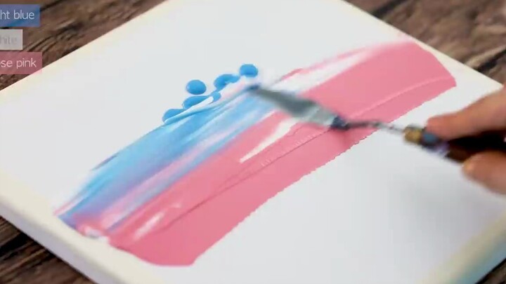 【丙烯画】治愈系丙烯画作品《宁静致远》
