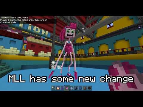 Poppy Playtime addon showcase | Mommy Long Legs in minecraft